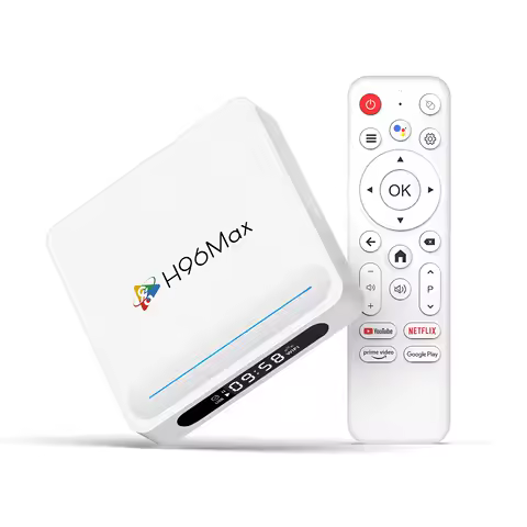 H96MAX H618 Plus 4+32G Android 14 TV Box 8K Ultra HD Smart Streaming Media Player Allwinner H618 Quad-Core WiFi 6 Bluetooth 5.4