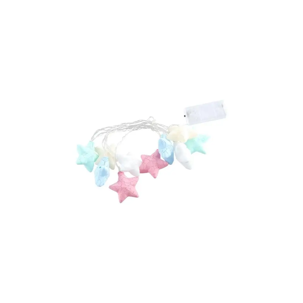 

Colorful Christmas Star String Lights LED String Lights Battery Powered Christmas Fairy String Lamp 2m Xmas Ornaments Light Home