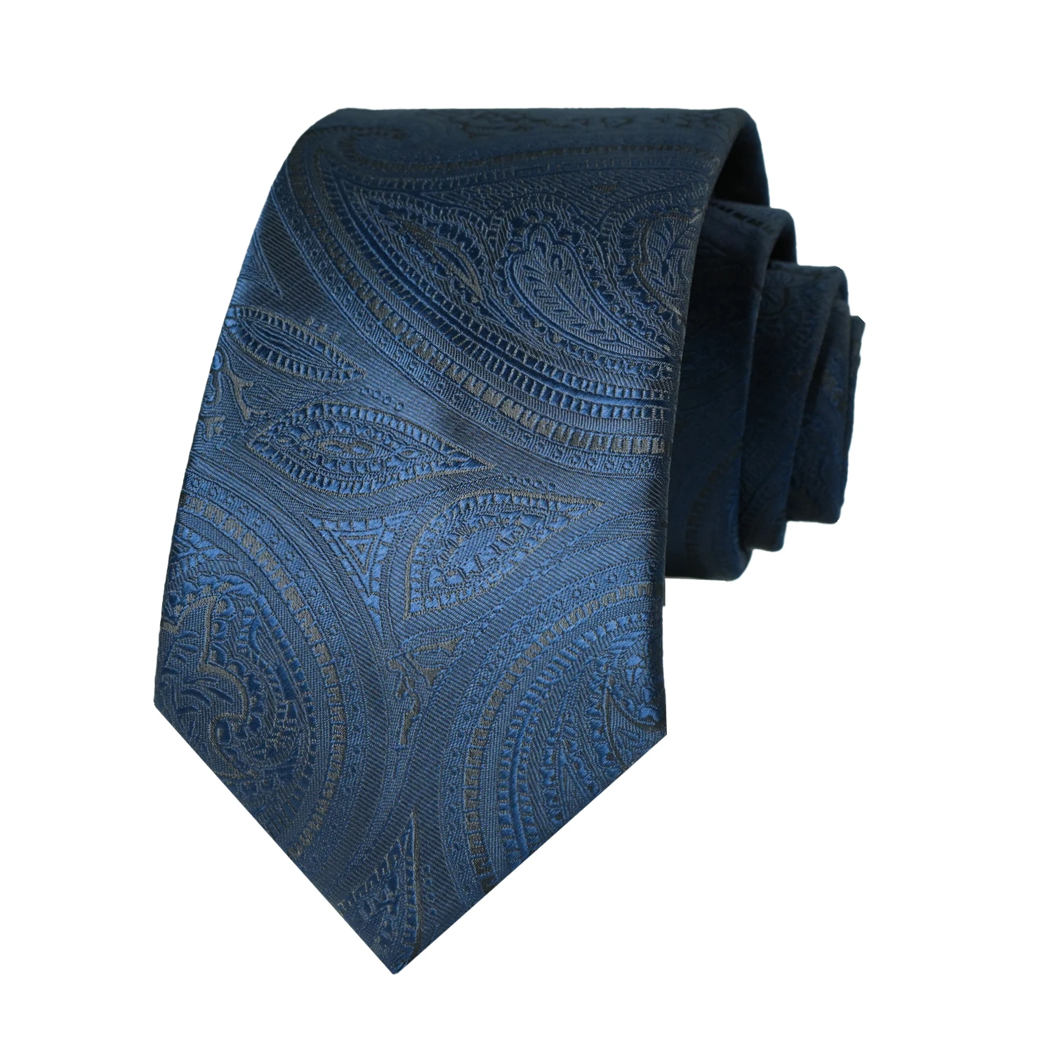 Herren Paisley Jacquard Krawatte Luxuriöse Polyester-Seidenkrawatte Klassische Formelle Business-Hochzeits-Party-Krawatte Modisches Anzug-Accessoire – Detail 24
