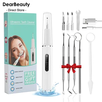 超音波潔牙器,用於去除牙垢、牙漬和牙結石,電動聲波潔牙設備,可去除牙石。 8 最佳銷售 超音波牙齒清潔器 - №8