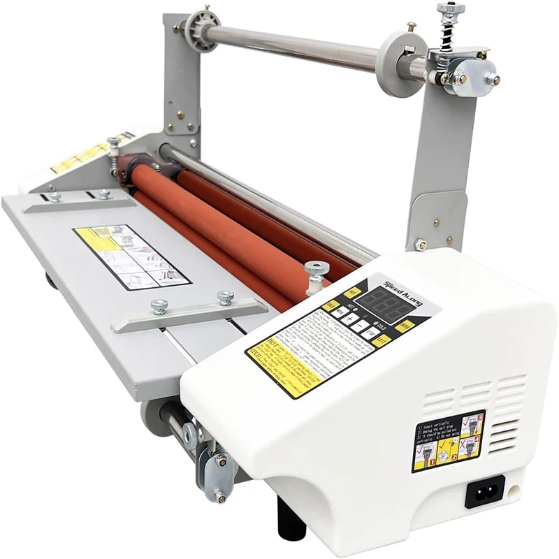 آلة تغليف حرارية A2 مع شاشة رقمية 0-180 ℃   آلة تصفيح الأسطوانة الباردة الساخنة المعدلة من أجل جانب واحد مزدوج