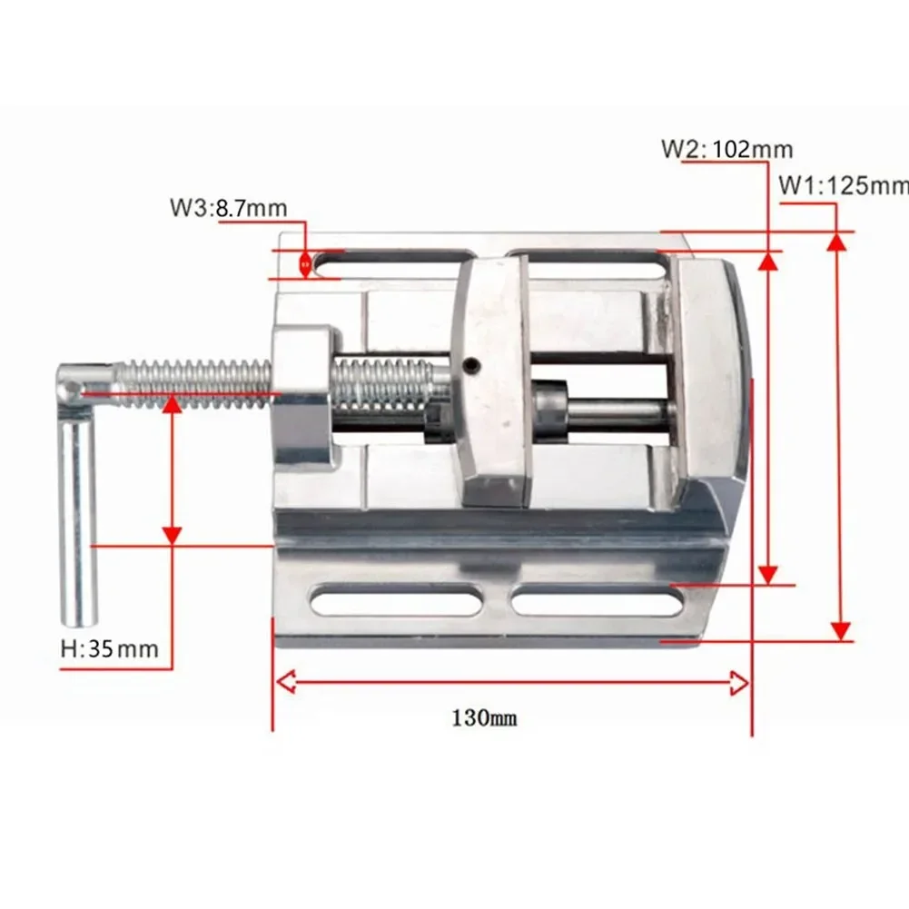 

Hand Tool Double Track Vise Fixed Clip Hand Tool Aluminum Alloy Easy To Use Intricate Woodworking For Woodworking