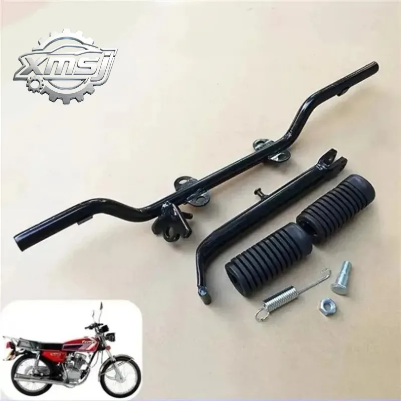 

Pedales de motocicleta, conjunto de hierro Horizontal, soporte de pierna lateral para Honda CG125 CG 125 CG150 ZJ125 CG 125cc