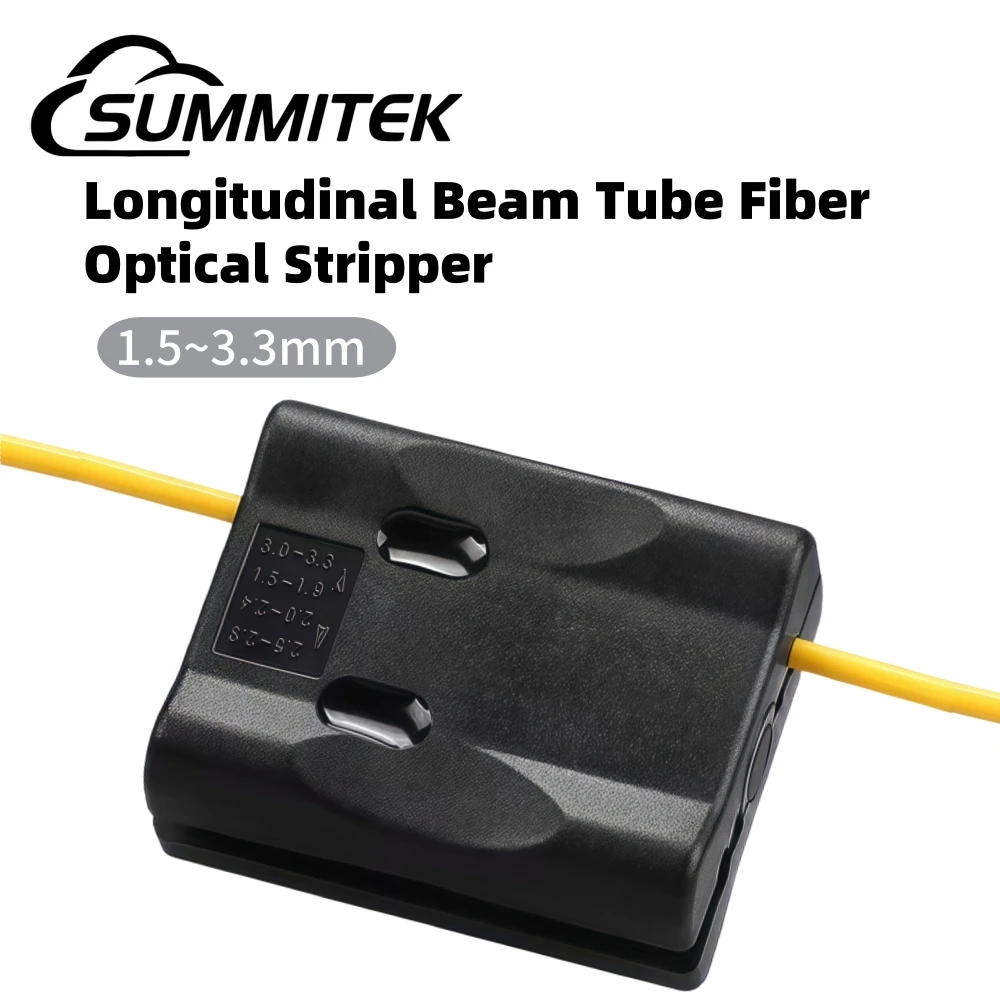 

SUMMITEK 1.5-3.3mm Fiber Optical Cable Stripper Beam Tube Loose Tube Slitter Longitudinal Cable Jacket Slitter FTTH Tools