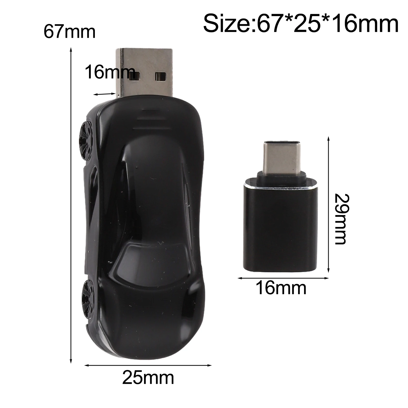 2-In-1 Car Adapter Car Screen Projection Fashionable Car Accessory For Android Auto Car Wireless System Upgrade