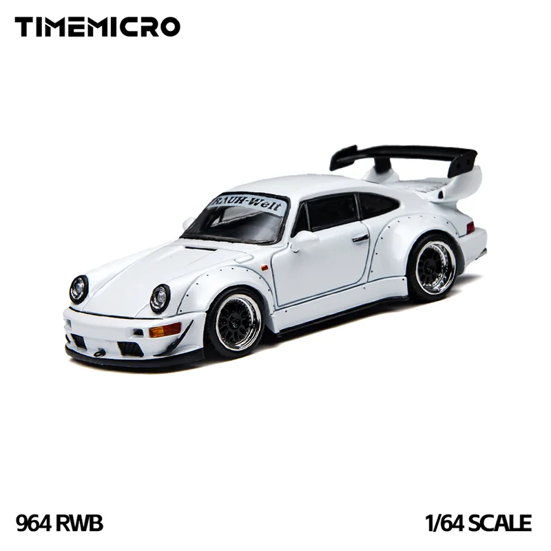 先行販売時間-マイクロ-1-64-rwb964-ダイキャストカーモデル-ミニチュアギフト