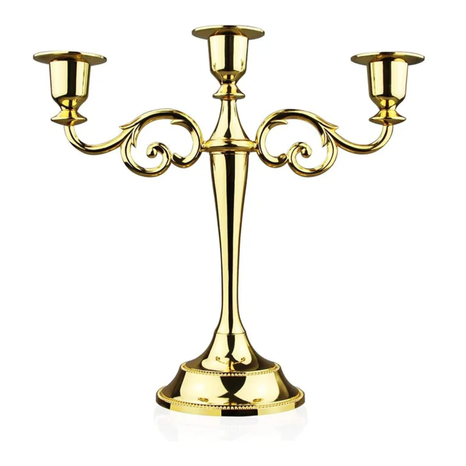 Luxurious Elite Decor Collection: Beautifully Crafted Metal Candle Holder with Intricate Details for a Sophisticated, Elegant To