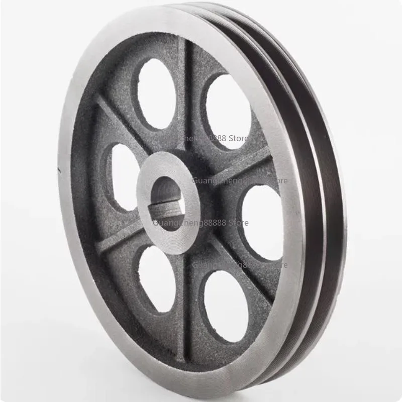 1PC A2 Triangular Belt Wheel Type A Double Groove Outside Diameter 250/280/300/320mm Cast Iron Motor Belt Disk Motor Accessories