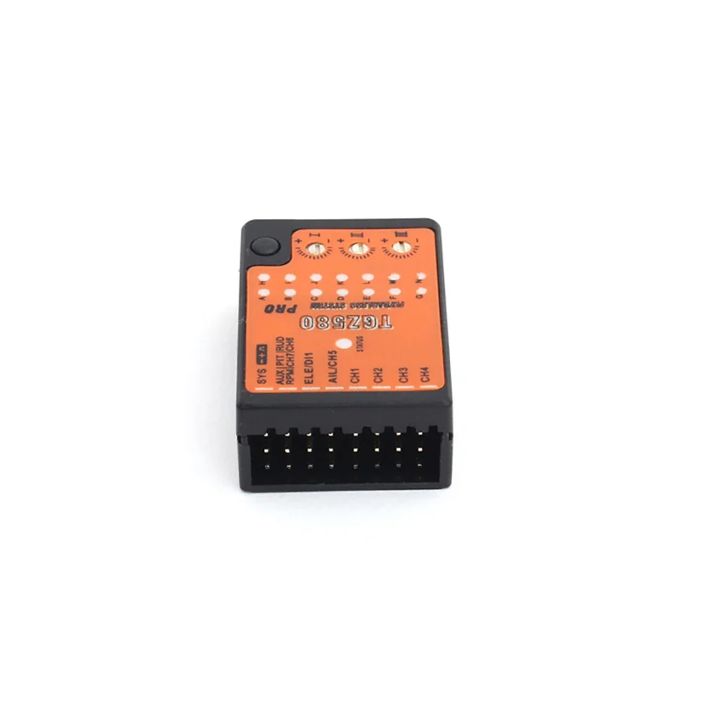 TGZ580 3-Achsen-Gyro FBL Höhenkontrolle Smart Flight System Flybarless 4,5~10V für RC Hubschrauber T-Rex 250-800