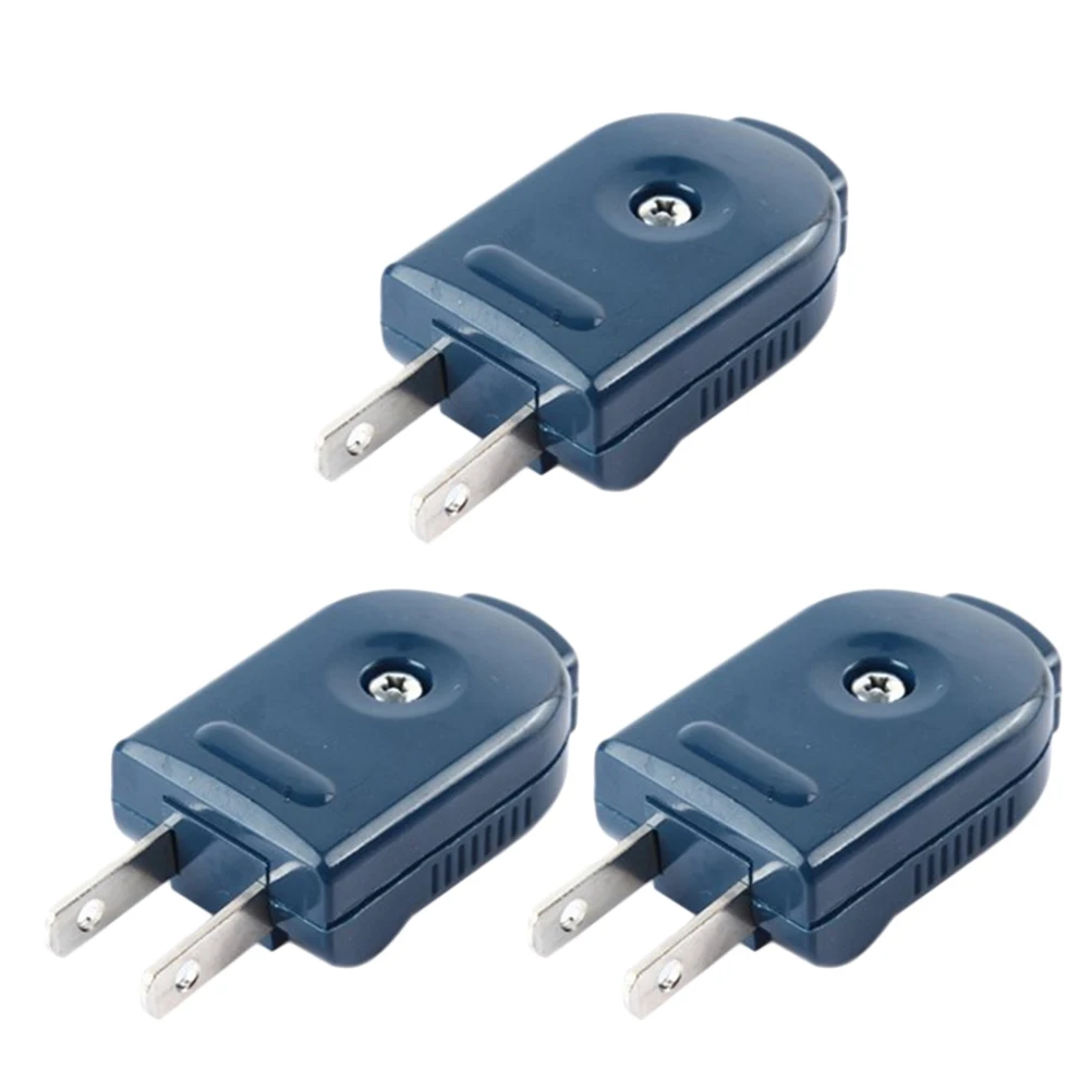 

3pc Power Adapter Converter Outlet Adaptor For Male Plug Extension Cord Connector Electrical Device Socket Wall Plug