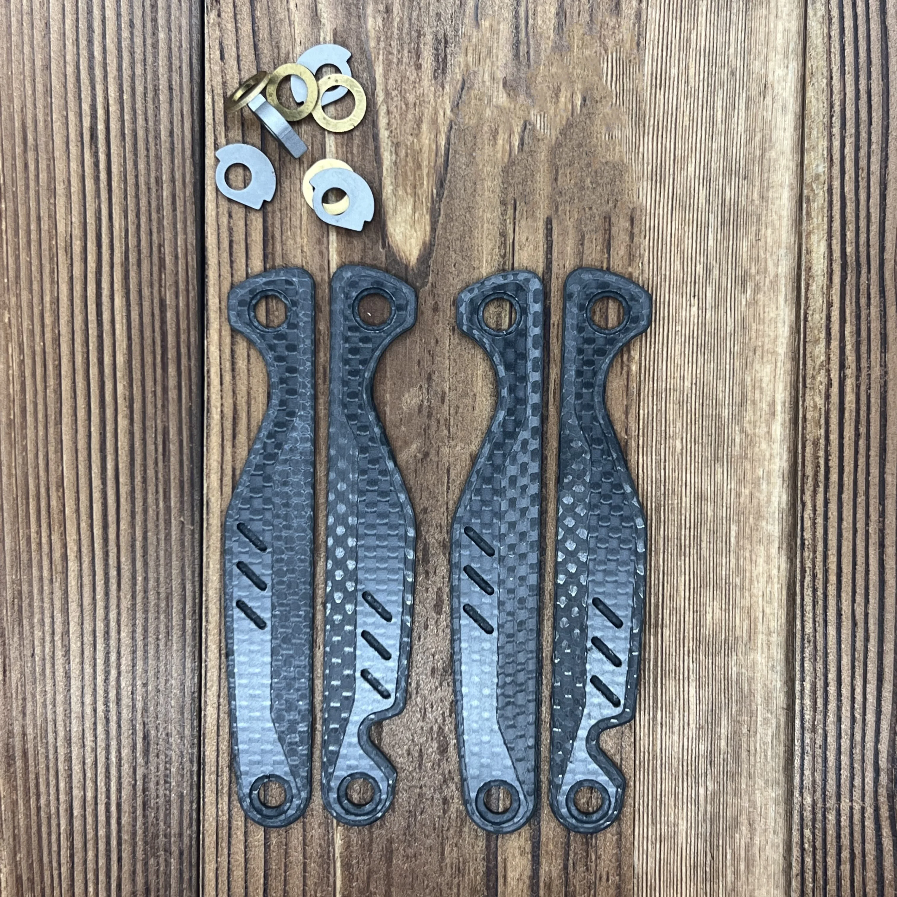 1 Set Carbon Fiber Scales with 4pcs and screws and 1.5*6mm Slot For Leatherman Charge TTI Plus DIY MOD Accessories