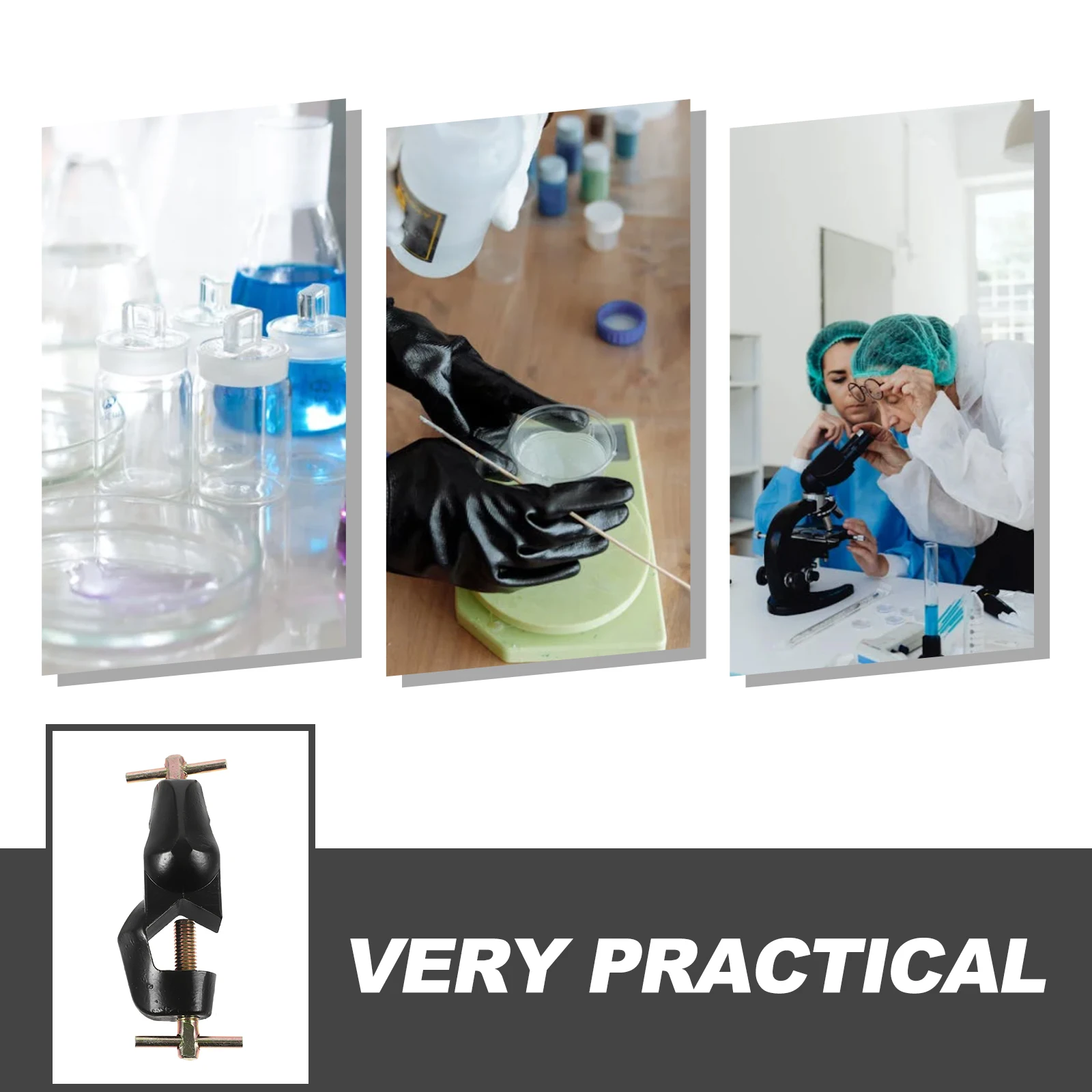 

2Pcs Sturdy Cross Bar Clamp Laboratory Equipment Boss Head Grip Support Secure Connections Long Lasting Cross Clamp