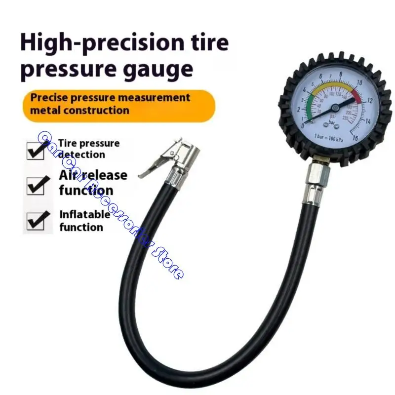 

242D Эргономичный инструмент измерения давления в шинах с двойным дисплеем