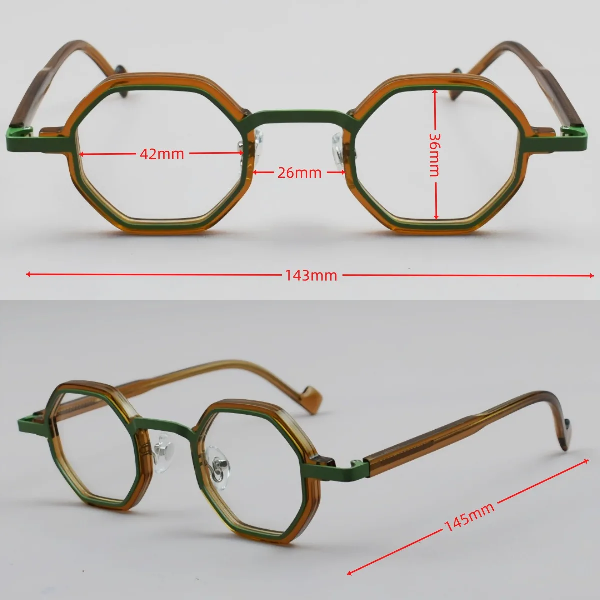 Round Acetate Optical Glasses Frame Men Ladies Spectacles Frames Customizable Prescription Eyeglass Frames
