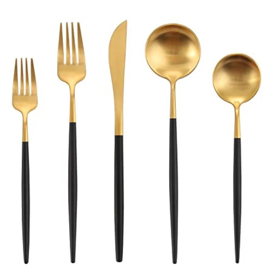 Matte Black Gold Si… - image