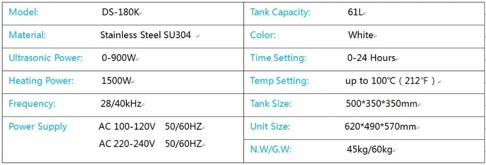 DS-18A 산업용 초음파 세척 기계, 하드웨어 스테인레스 스틸, 탄소 오일 세척 소스 제조업체, 61L, 900W