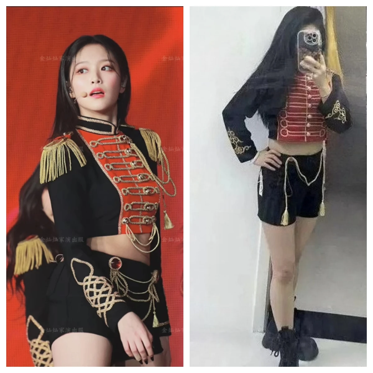 

Kpop Nightclub Singer Lace-up Patchwork Short Tops Tight Shorts Korean Group Stage Performance Outfits Women Jazz Dance Costume