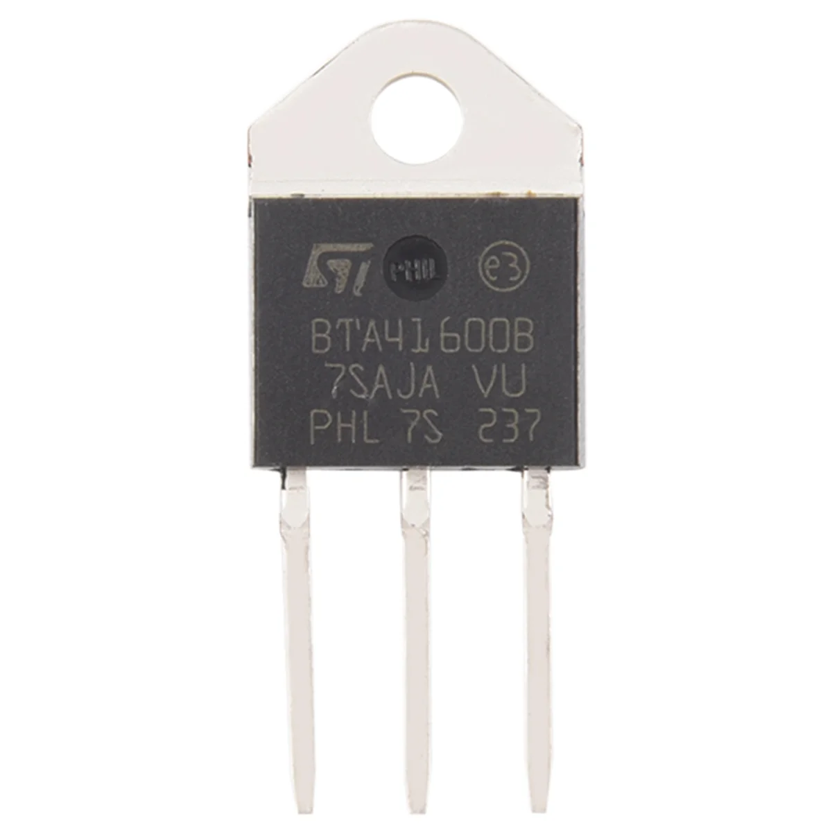 Retificador do controlador do silicone, Triac padrão, BTA41-600B, 600V, 40A