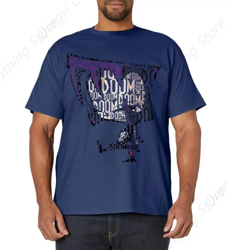 تي شيرت مملوء بنص Gaz Doom للترفيه والمرح