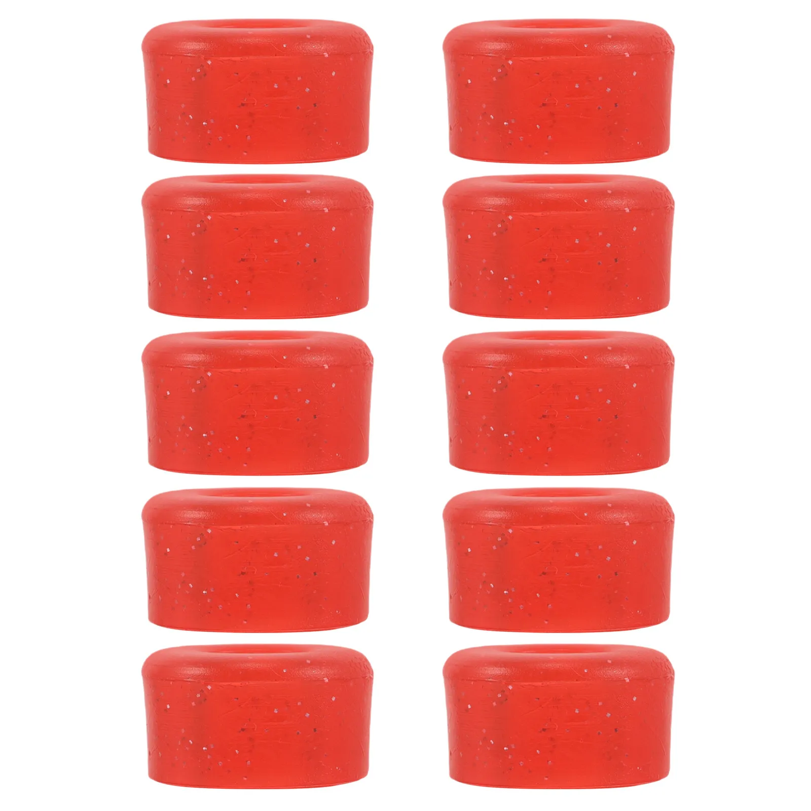 

10Pcs Skateboard Shock Absorbers PU Bushings 95A Longboard Roller Skate Cushion Pads for Impact Protection Stability