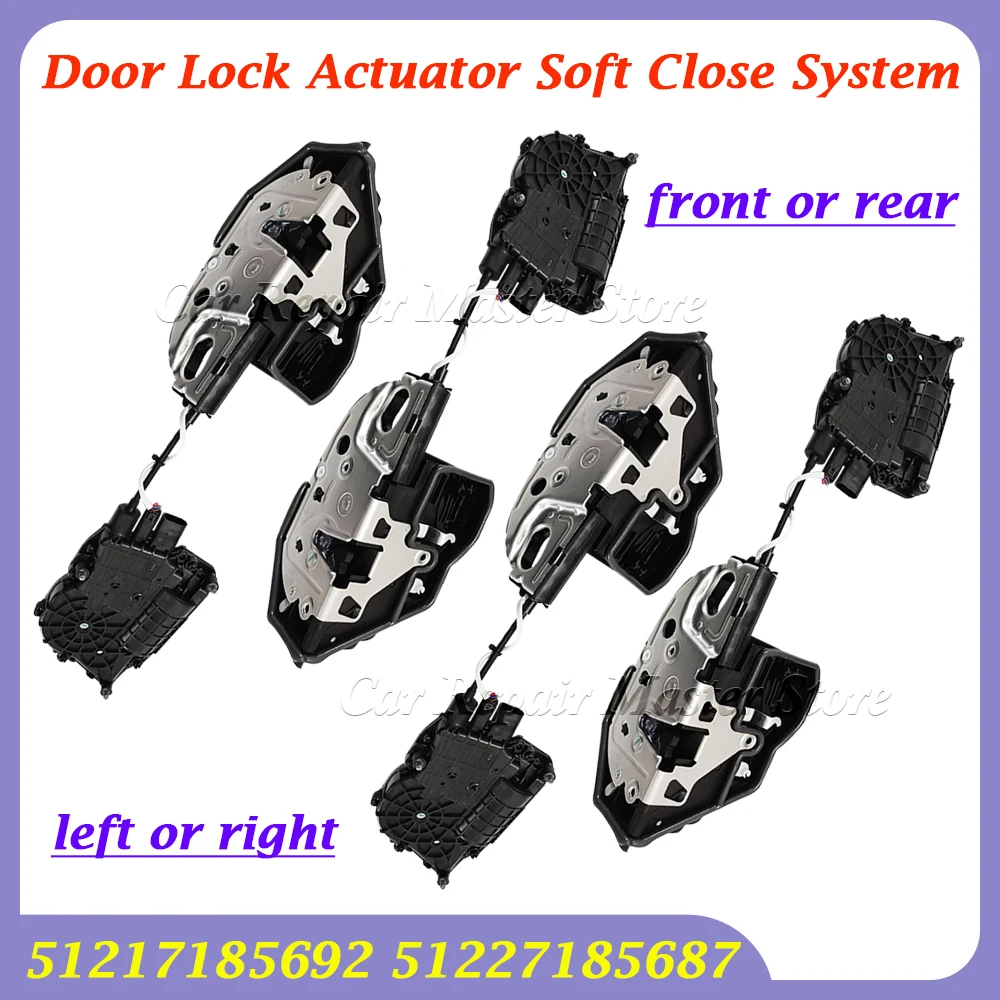 

51217185689 51217185692 51227185687 For BMW 7 Series F01 F02 5 Series F18 F11 F10 Door Lock Actuator Soft Close System