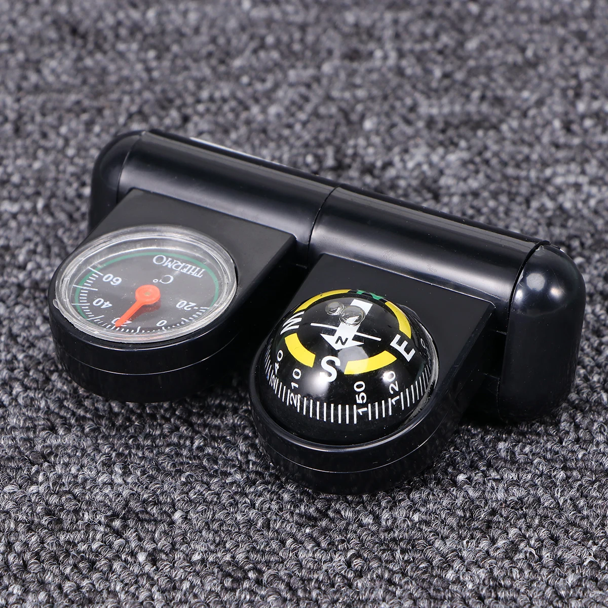 

Compass Thermometer With Accurate Readout For Dashboard Navigation Vehicle Auto Car Navigation Travel Outdoor Use