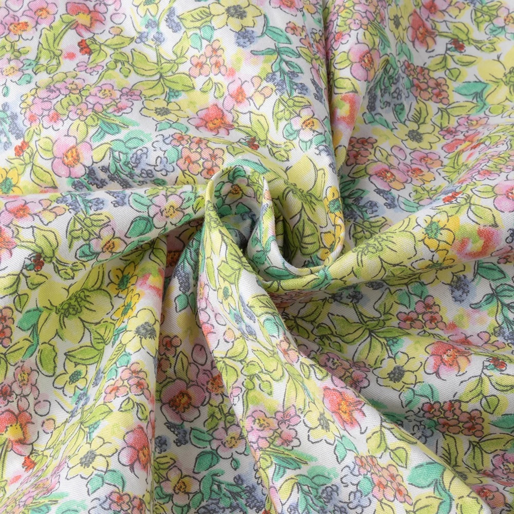 Floral Summer Dress for 1 2 3 4 5 6 Years Girls Smocking Design with Flying Sleeve Baby Toddler Daily Cute Clothes image 5