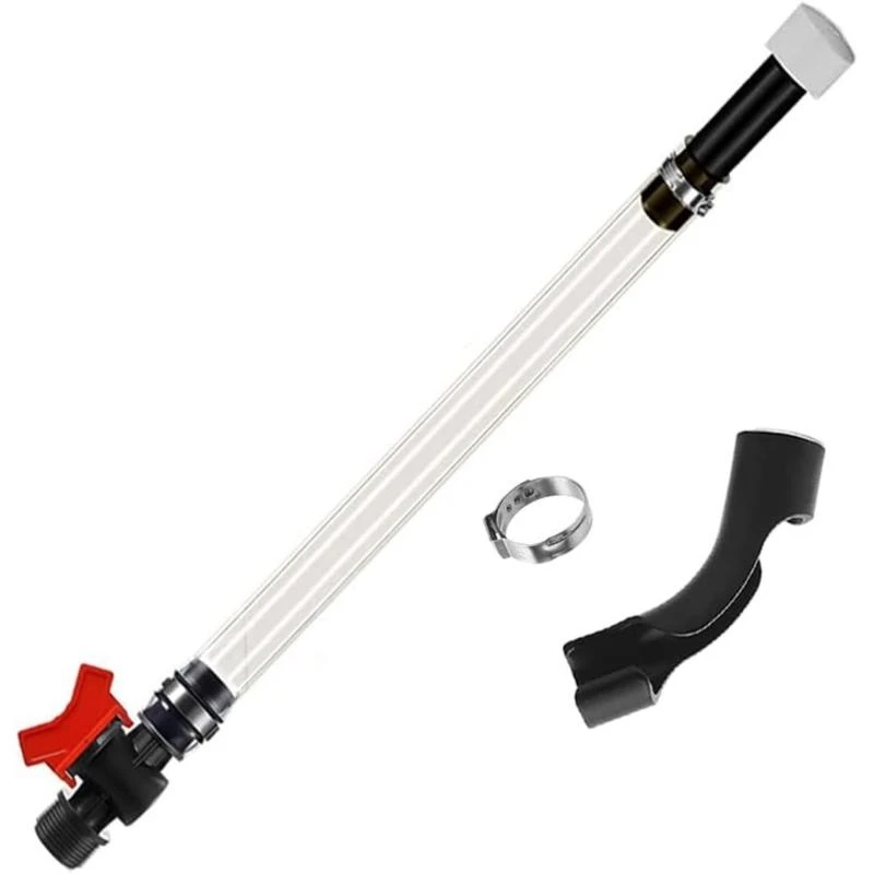 

Uprgades Refueling Hose set Valves Shutoff Flexible Fuels Filler Hose Racings Fuels Container Simple Install for Bikes R6FB