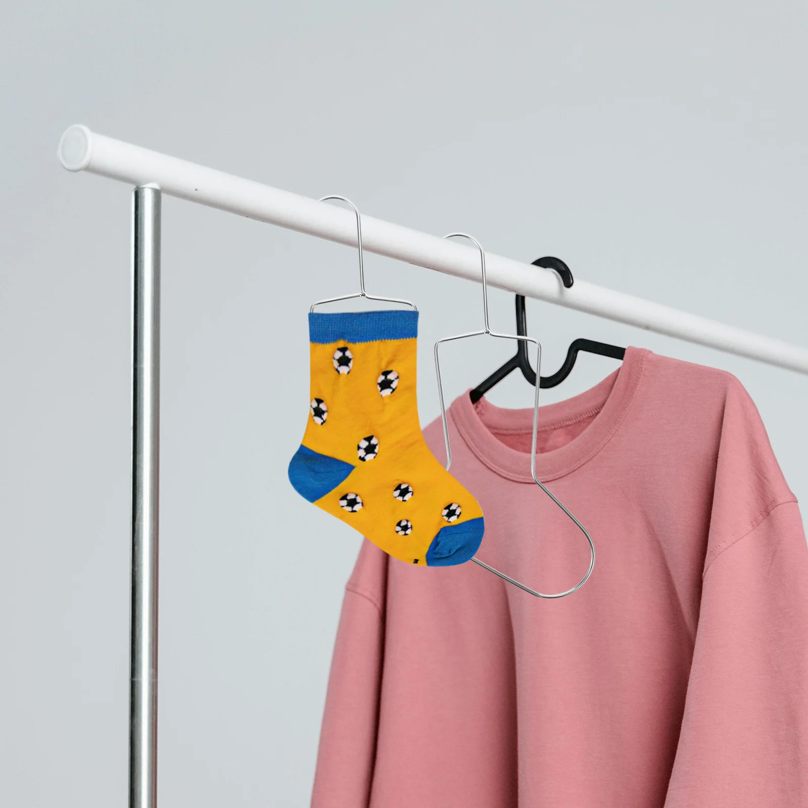 

2pcs Sock Display Rack 27X13Cm Stainless Steel Sock Blockers For Knitting Crochet Drying Shaping Tool Holder Stretcher