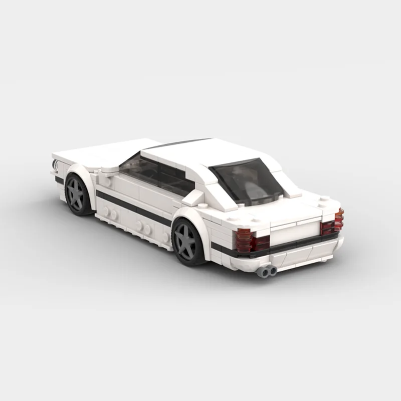 338 قطعة MOC BMWedd سيدان أبيض أسود مدينة أبطال نموذج بناء هدية الكريسماس كتل لعبة العمارة لتقوم بها بنفسك فكرة الطوب عيد ميلاد #5