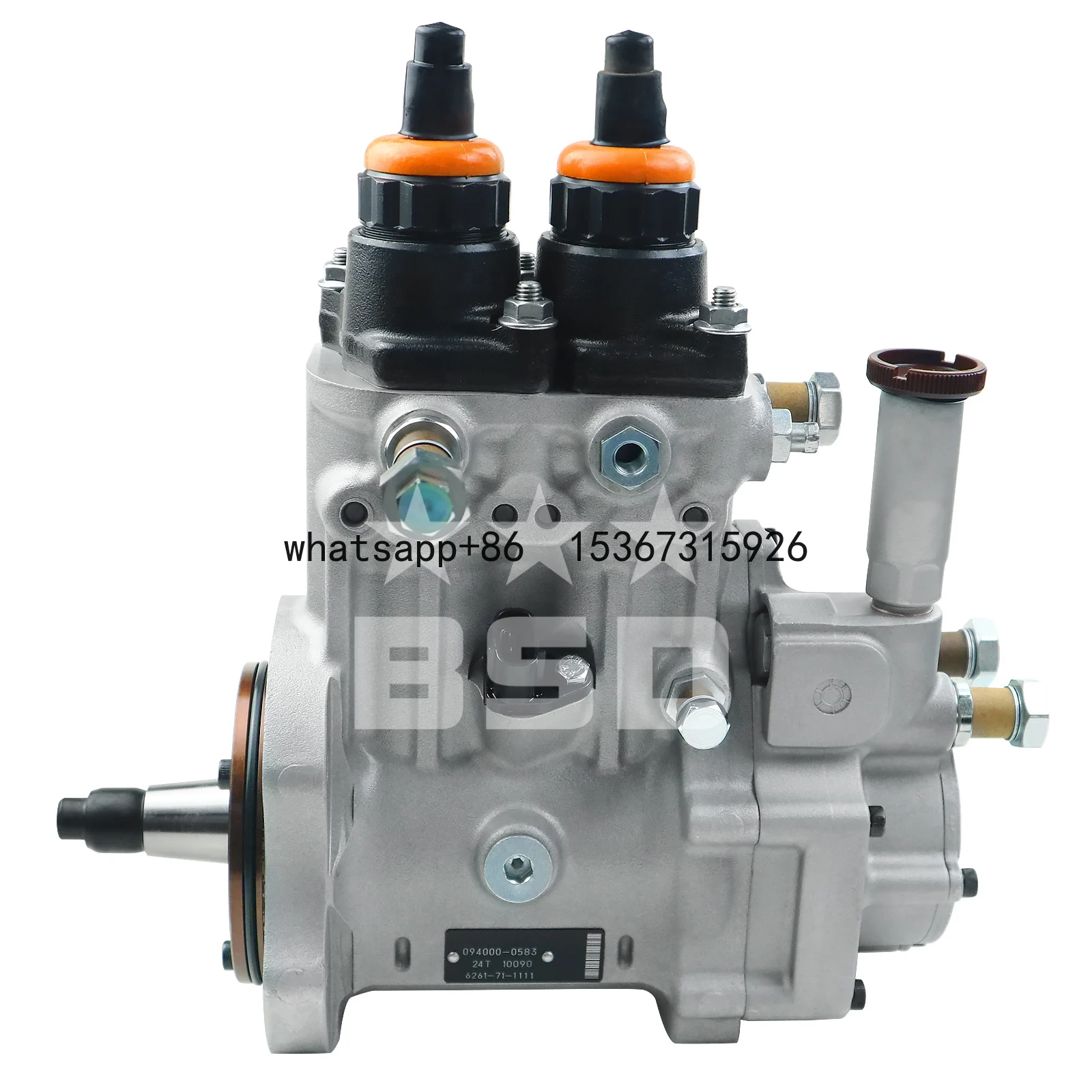 Remanufactured Fuel Injection Pump 6261-71-1111 094000-0583 Common Rail Pump for Komatsu 6D140 SAA6D140 Diesel Engine