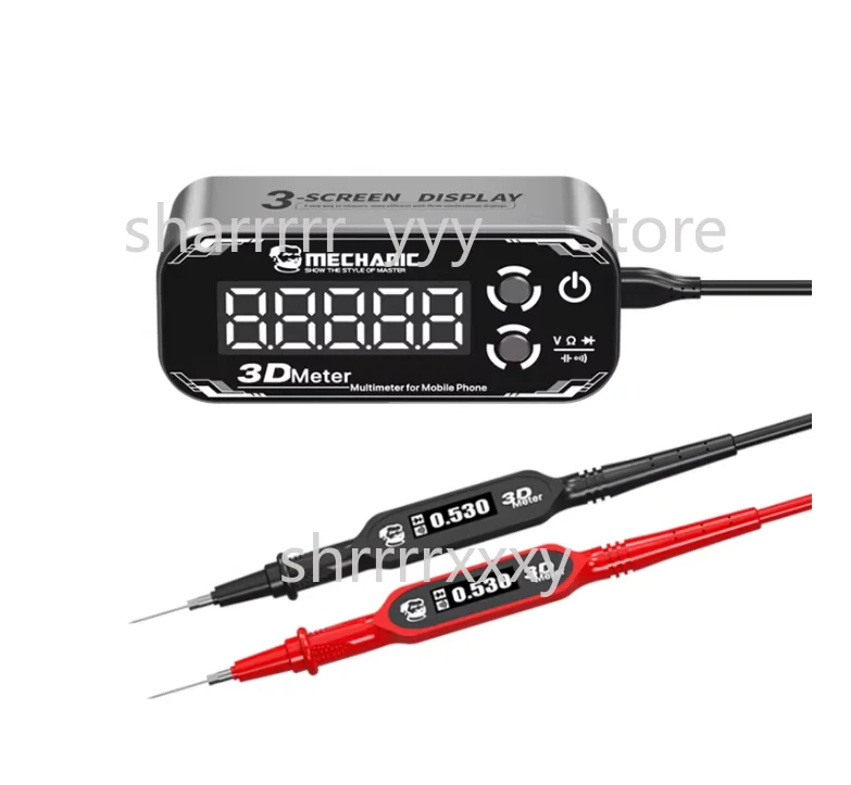 MECHANIC SHERLOCK V3.0 Visual Multimeter Pen - Internal Screen Display, PCB Voltage Test, Repair Inspection Tool