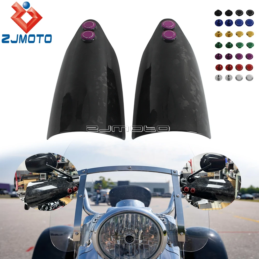 Motorbike Handguard Shield Handle Windshield Guard Hand Wind Protection For Harley Touring Road Glide Limited FLTRK FLTRXS 15-20