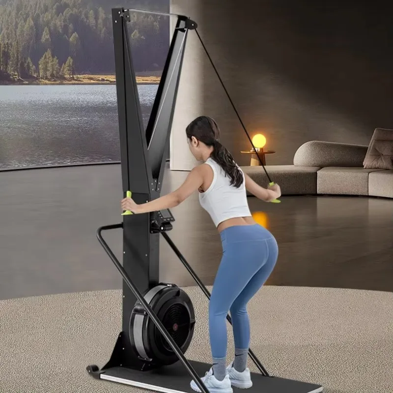 Steel Foldable Air Resistance Ski Machine Indoor Aerobic Exercise Essential for Events