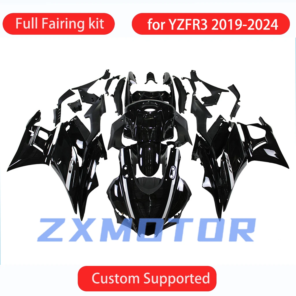 ABS Fairing Kit for YAMAHA YZFR3 2019 2020 2021 2022 2023 2024 Motorcycle Customize Injection Prime Fairings YZF R3 19-24