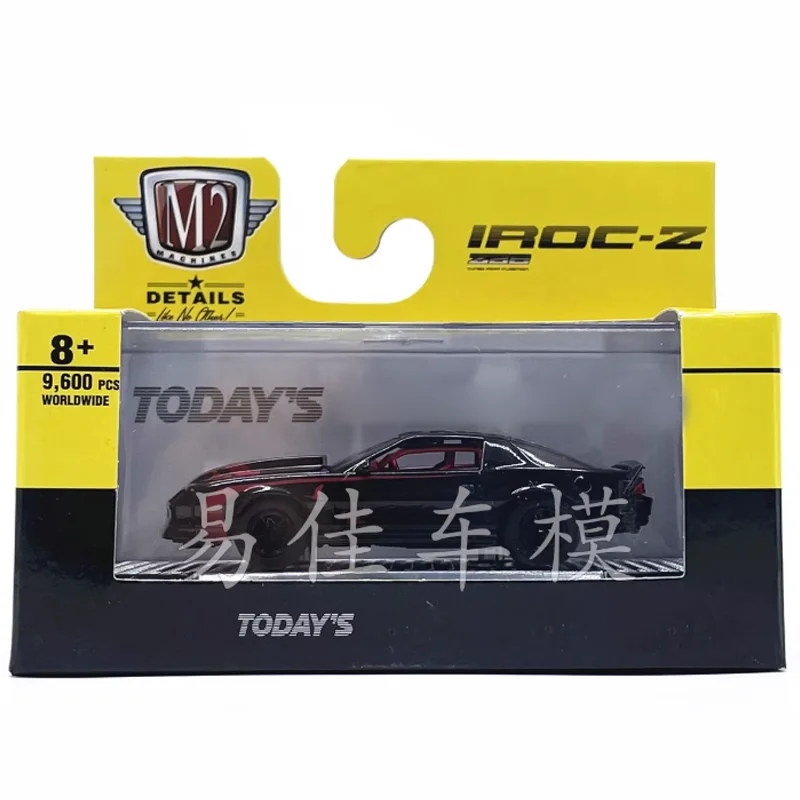 M2 1/64 カマロ IROC-Z 合金車モデル静的コレクション装飾ホリデー
