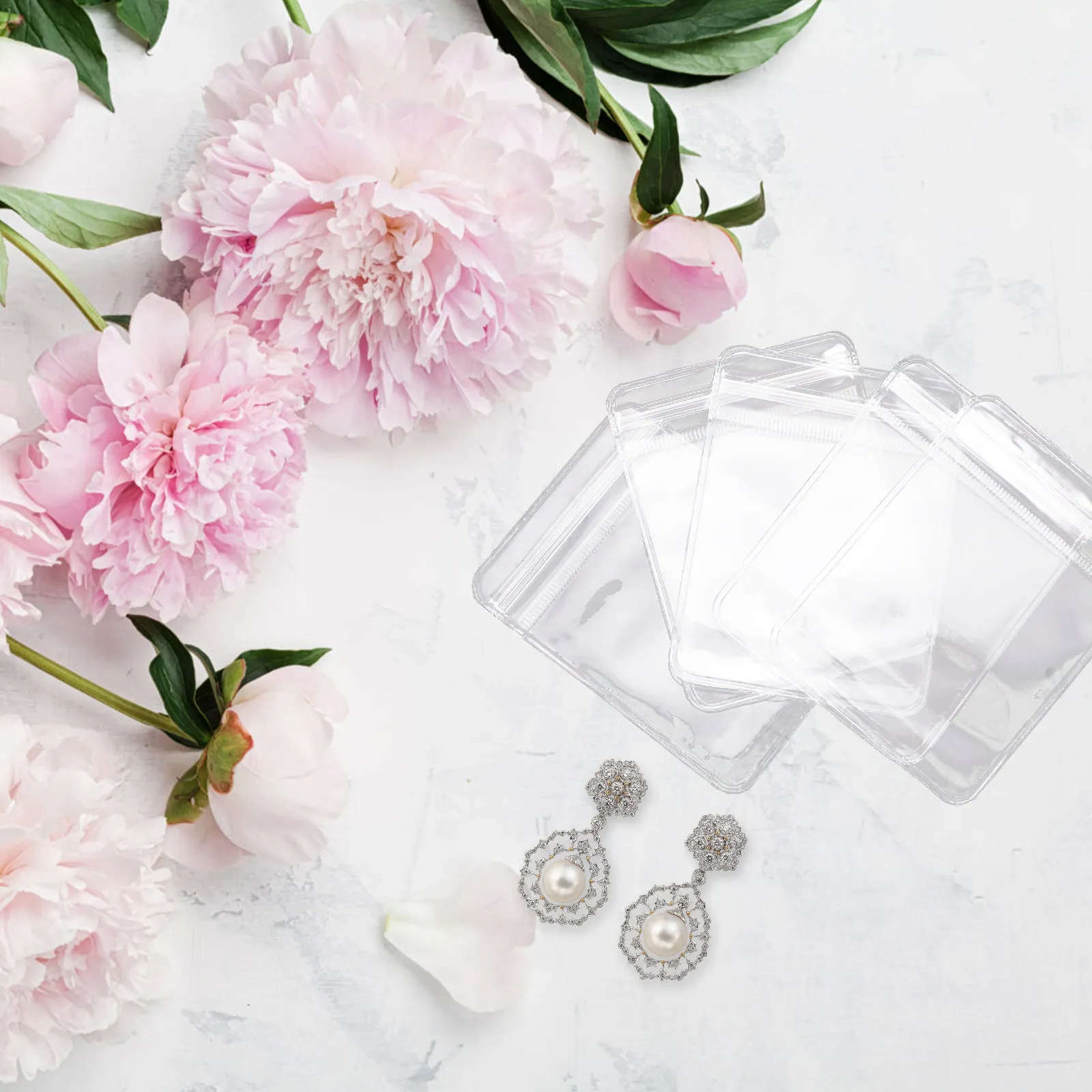 

Набор из 1 прочного прозрачного органайзера для украшений с сумкой, прозрачными отделениями для хранения серег, ожерелий, пуговиц, монет, для путешествий
