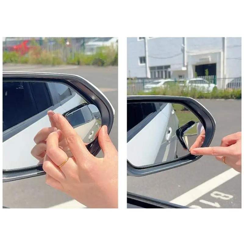 A20K-Car Blind Spot Mirror 2-Pack Wide Angle View And Safe Fitment For All Vehicle Types