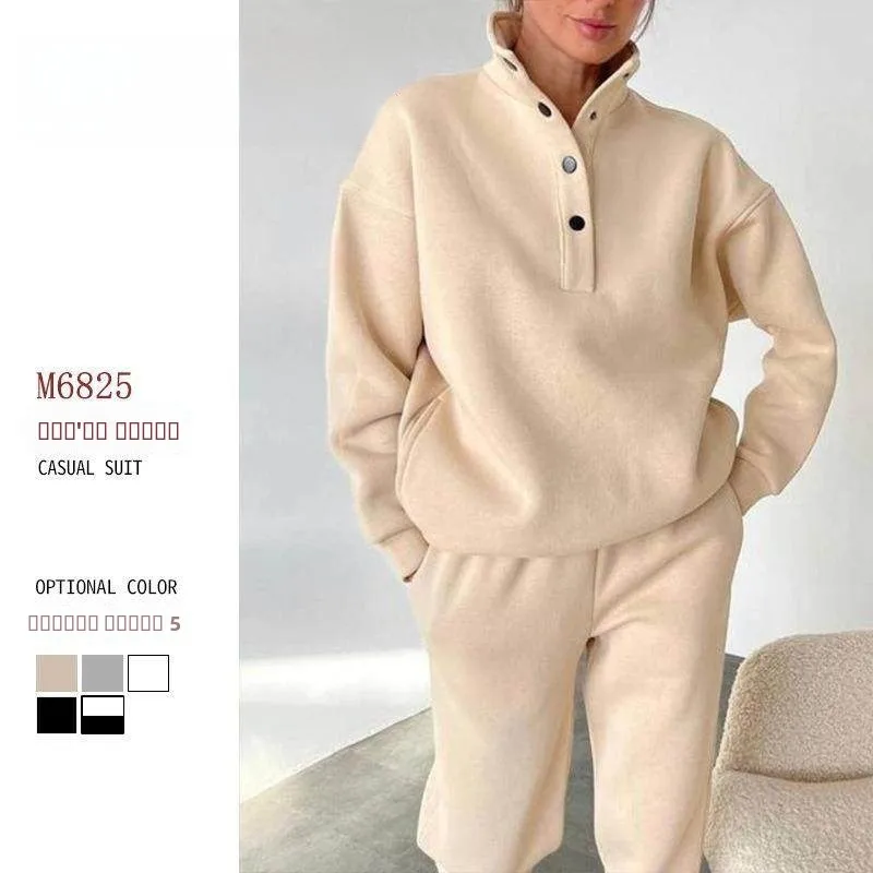 

Невобычный цветной свитшот, повседневный комплект из двух предметов, весенне-осенняя новая женская одежда, удобные брюки для отдыха