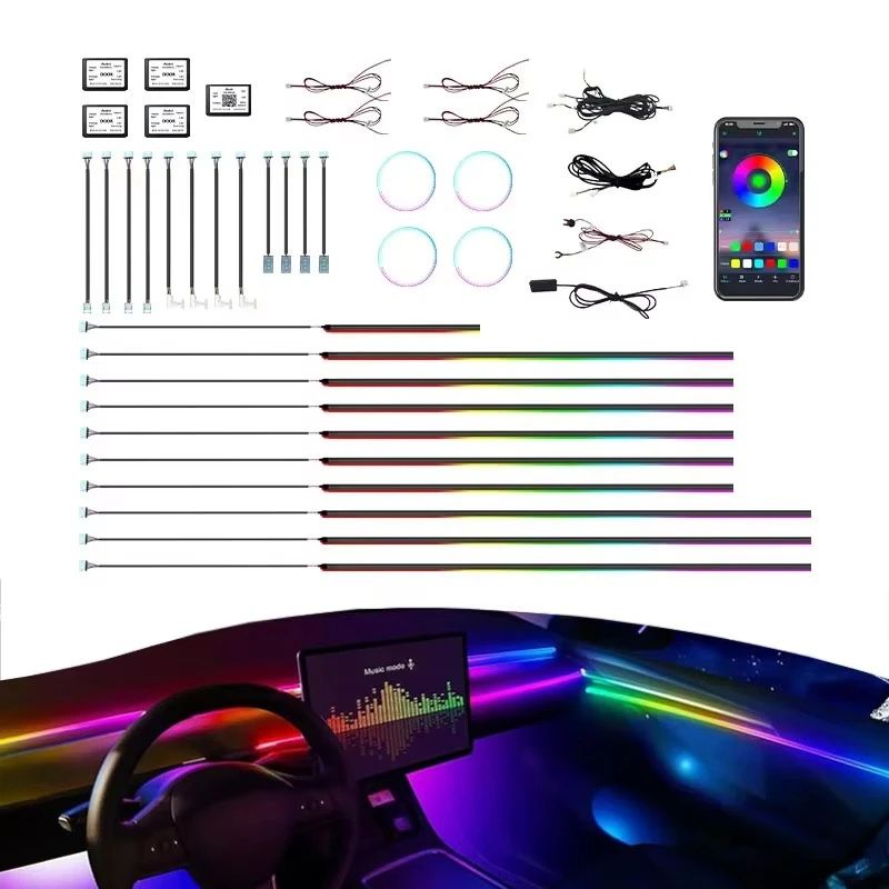 Dynamic Symphony Interior Light 18/22 Ambient Atmosphere Automotive Light Emitting Diode Light