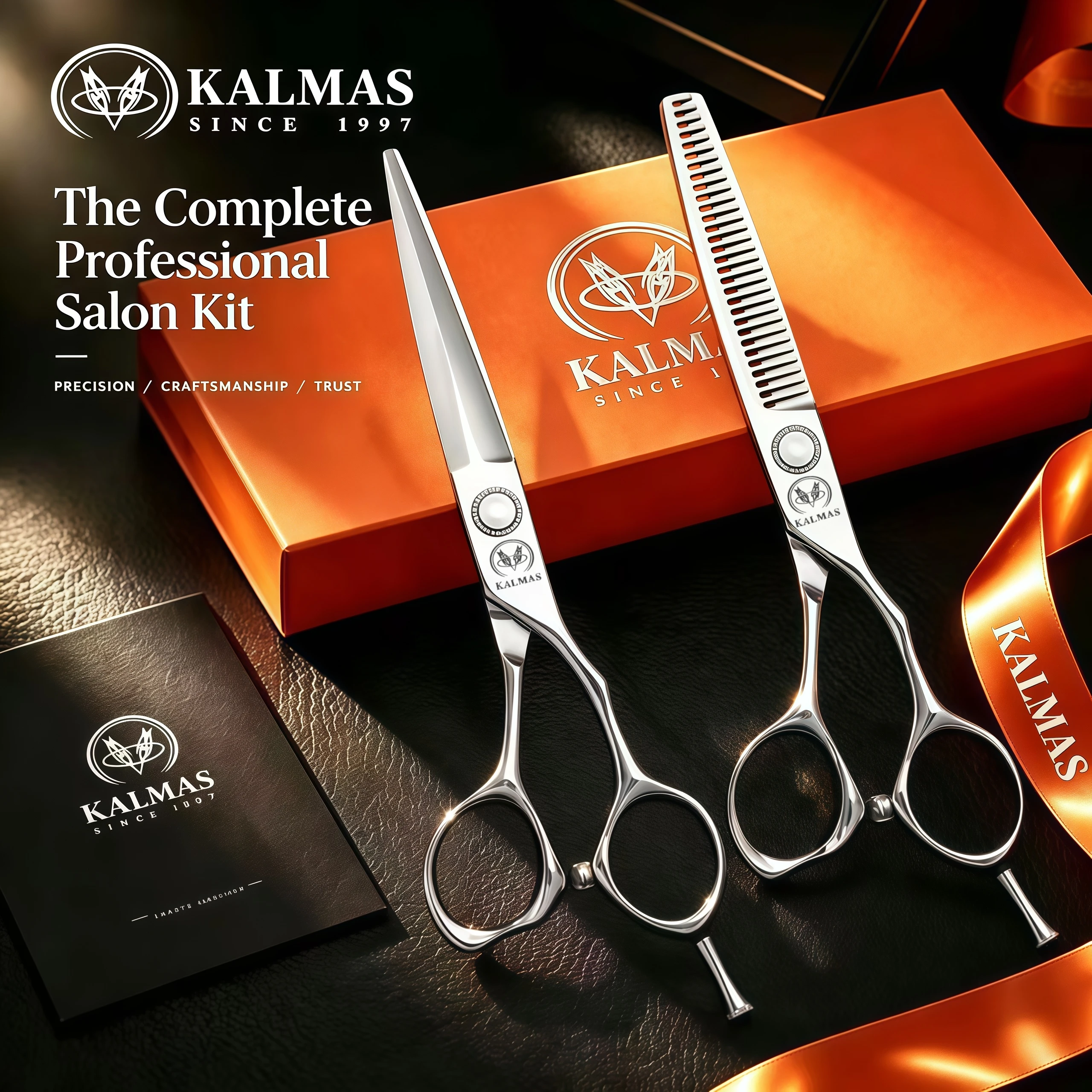 Professional Hair Cutting Tool Set Japanese 440C Steel Hair Clippers 6.0Inches Dilution Clipper for Stylists And Barbers