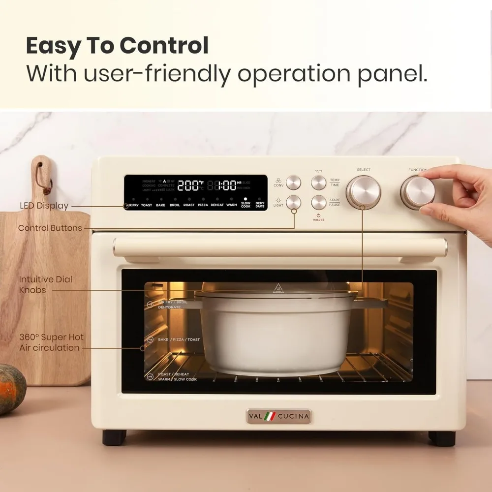 Ge Countertop Convectie Oven 10-In-1 Combo, 6-Slice Toast, Email