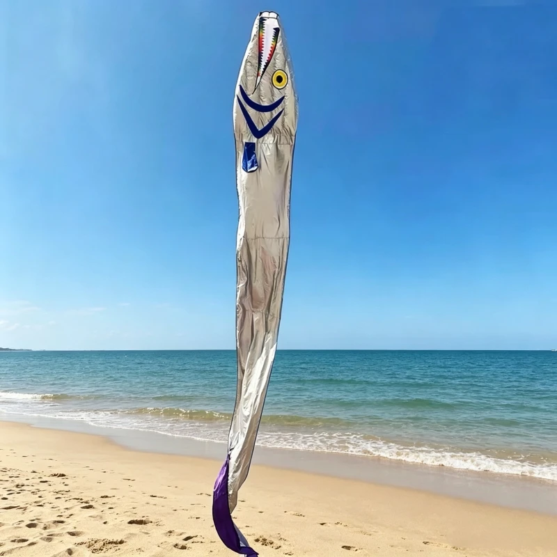 18m Ribbon Fish kite flying dragon kites for adults kite string soft kites parachute kite hairtail kites inflatable kites fabric view 3
