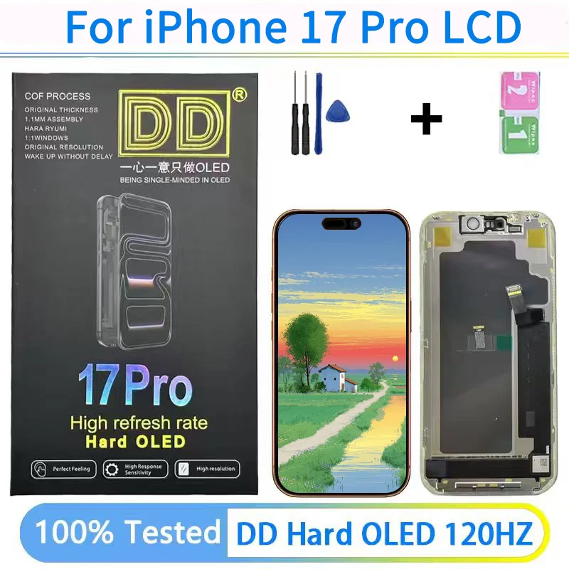 Ecran-lcd-oled-dd-hard-120hz-avec-circuit-integre-de-retrait-pour-iphone-17-pro-ecran-d'affichage-lcd-assemblage-numeriseur-tactile