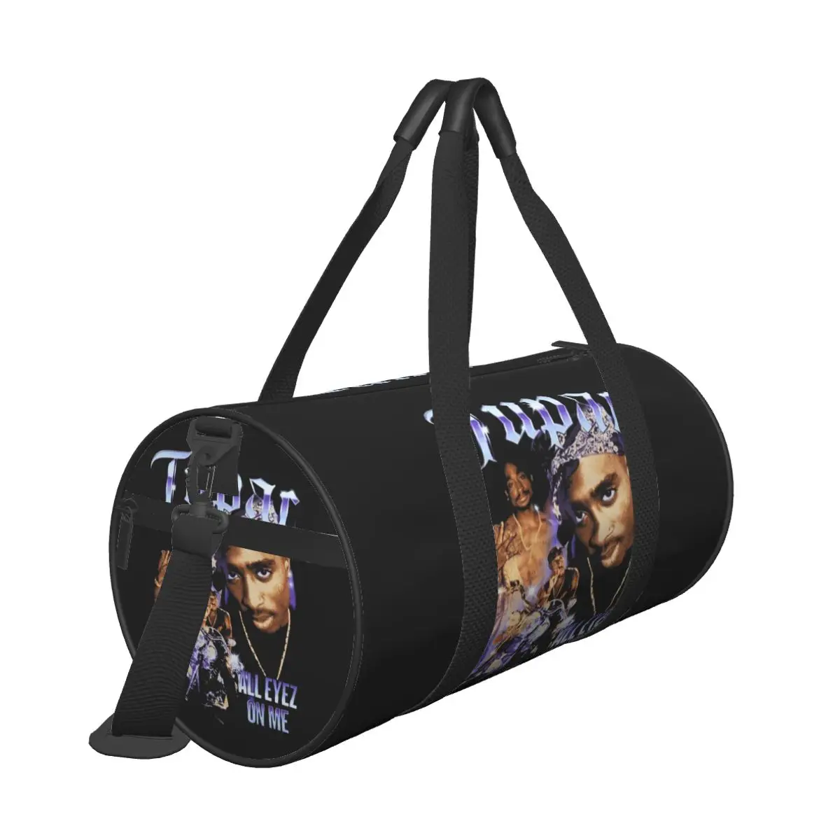 Rapper Tupac 2pac Travel Bag Hip Hop Large Sport Bags Waterproof Men Custom Gym Bag Yoga Novelty Fitness Bag