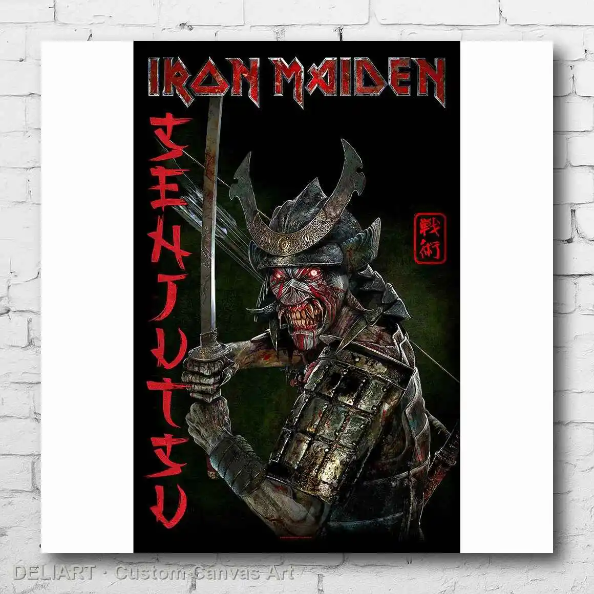 

IRON MAIDEN - SENJUTSU ALBUM FABRIC Canvas Poster FLAG MUSIC TP281 Custom Size Available Room Decor Home Wall Art
