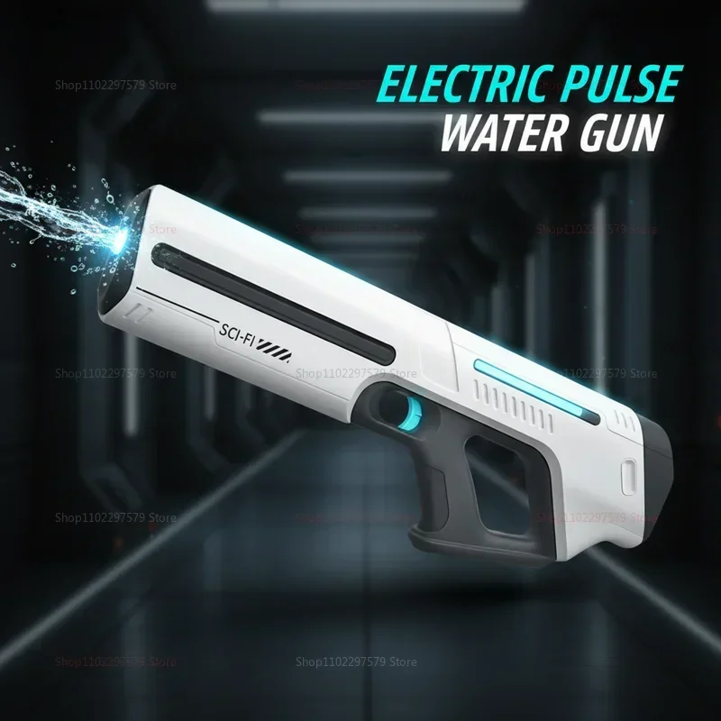 Car High Capacity Electric Water Gun Auto Reload Long Range Water Fighting Toy Summer Water Play Toys Gift for Children Squirt