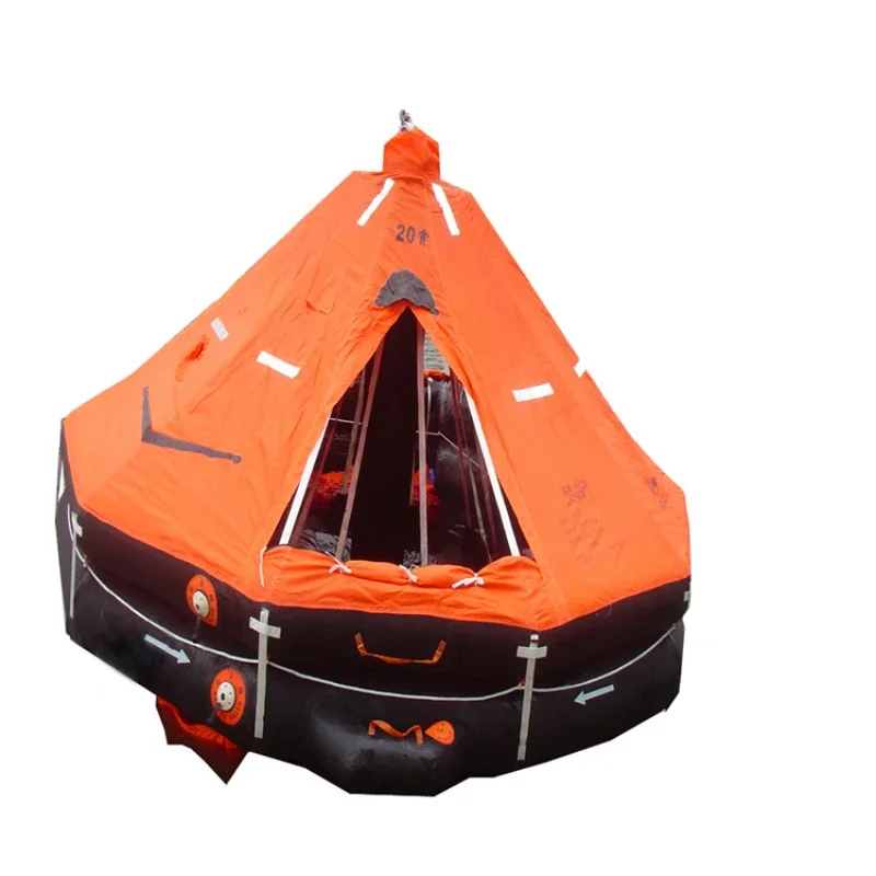 

Reliable quality devot- Launched inflatable liferaft with CCS/EC certificate for sea rescue