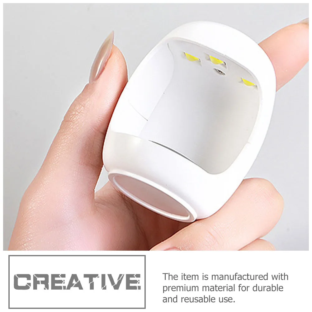 1 conjunto de lâmpada led para manicure, luz de secagem rápida, ferramenta de arte, pequeno secador de esmalte, cola reutilizável, lâmpada de cozimento, salão de beleza, uso doméstico