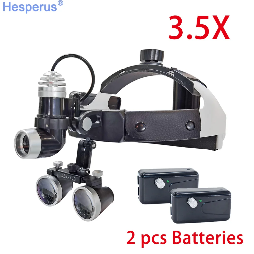 5W ENT Head Wearing Light Lamp For Binocular Loupes Brightness Spot Ajustable Den tal Lab Headlamp Surgical Headlight